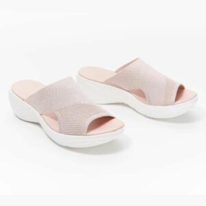 knitted  wedge  sports  corrective  sandals
