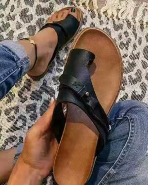 summer  leather  orthopedic  carina  sandals  flip  flop  beach  sandals  anti  slip