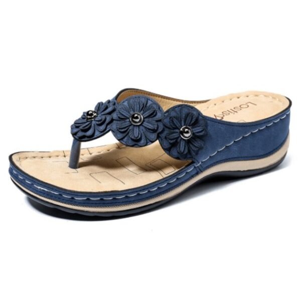 orthopedic  lightweight  arch  support  flowers  clip  toe  sandals