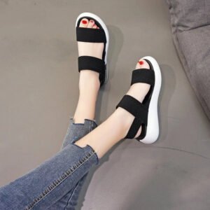 elastic  straps  ortho  sandals
