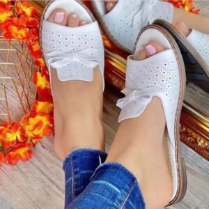 breathable  open  toe  slipper