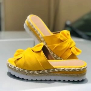 butterfly  bow  slip  on  orthopedic  flip  flops  sandals