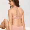 Lacy Racerback Push Up Bra