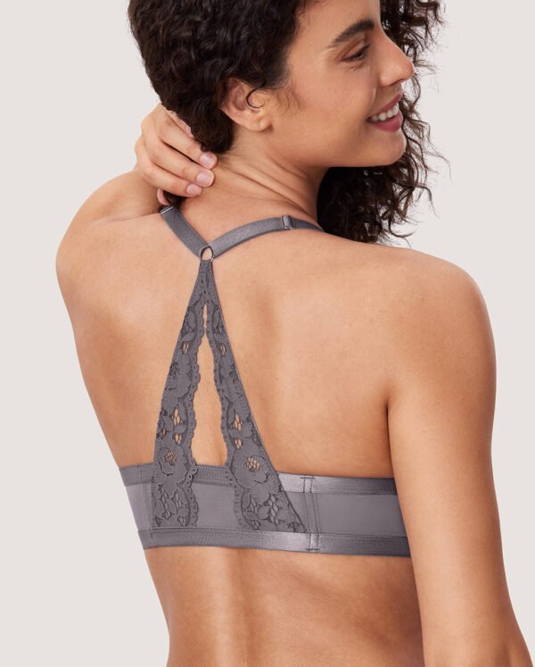 Lacy Racerback Push Up Bra