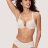 Lacy Racerback Push Up Bra