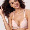 Lacy Racerback Push Up Bra