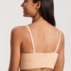 Ribbed Wireless Push Up Bra