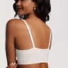 Ribbed Wireless Push Up Bra
