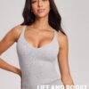 Ribbed Wireless Push Up Bra