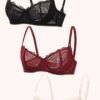 3 Pack Sexy Lace Push Up Balconette Bra