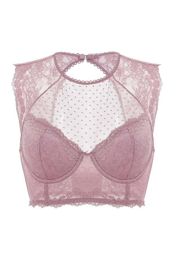Sexy Lace Mesh Corset Top