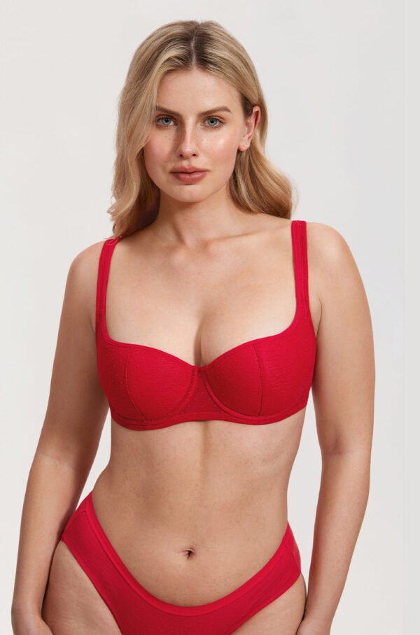 Sexy Lightly Padded Balconette Bra