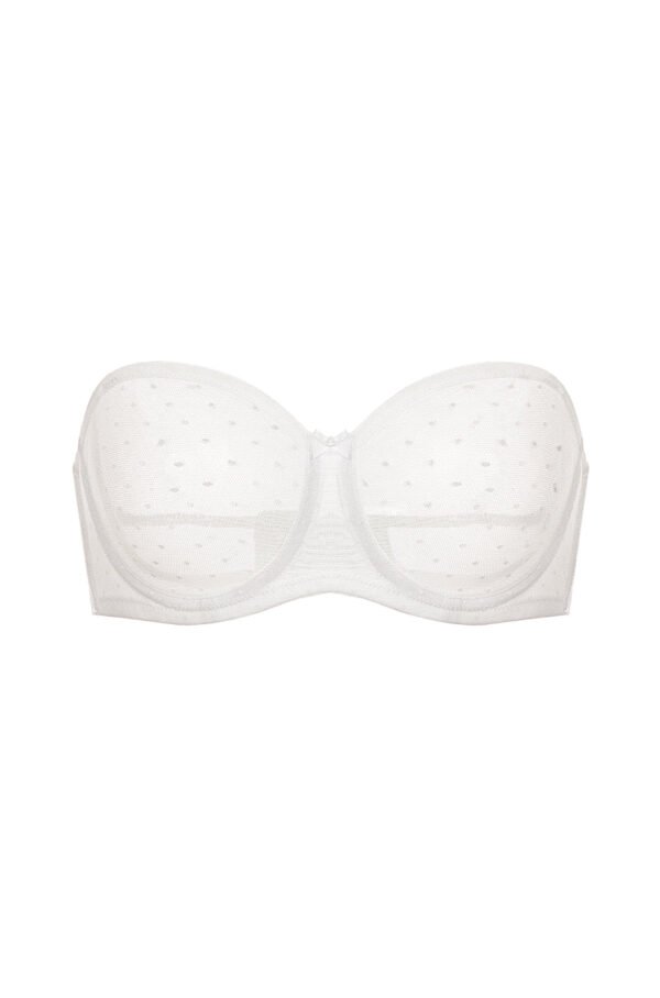 Sexy Mesh Strapless Bra