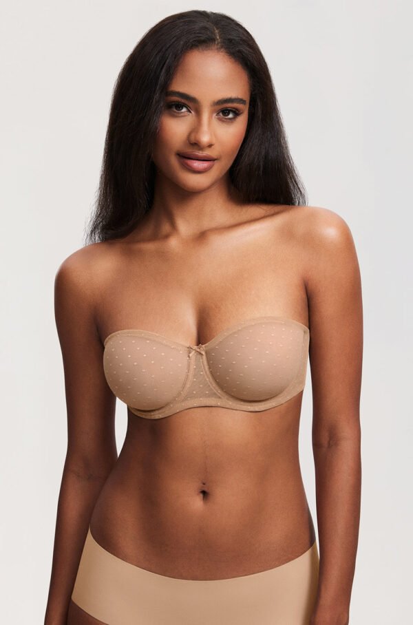 Sexy Mesh Strapless Bra