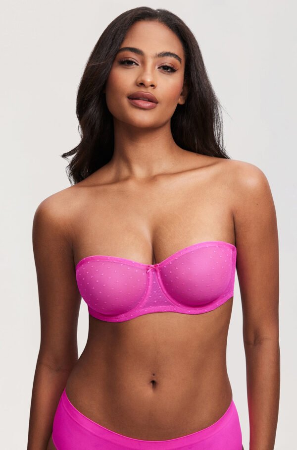 Sexy Mesh Strapless Bra