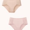 2 Pack Cheeky Floral Lace Panty