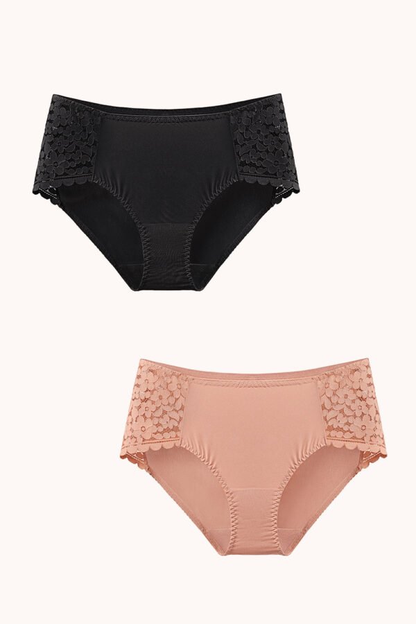2 Pack Cheeky Floral Lace Panty