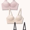 3 Pack Wireless Push Up Bra