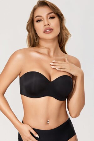 Seamless Strapless Push Up Bra