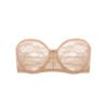 Attractive See-Through Lace Strapless Bra