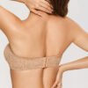 Attractive See-Through Lace Strapless Bra