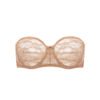 Attractive See-Through Lace Strapless Bra