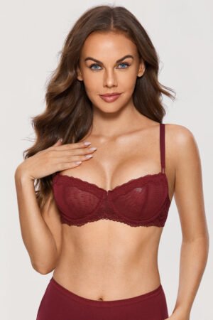 Sexy Lace Balconette Bra