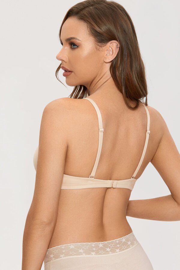 Smooth Deep Plunge Underwire Bra