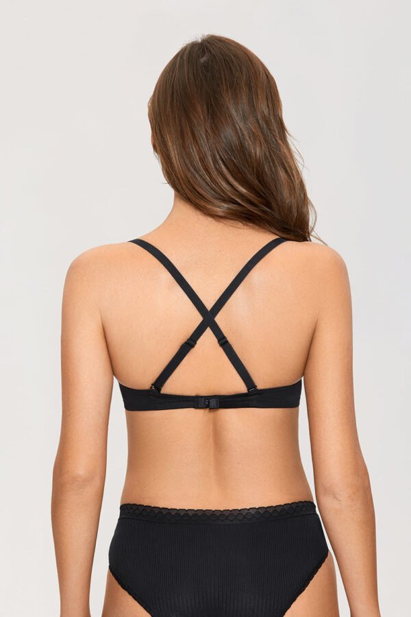 Smooth Deep Plunge Underwire Bra
