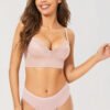 3 Pack Soft Wireless Push Up Bra