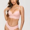 3 Pack Soft Wireless Push Up Bra