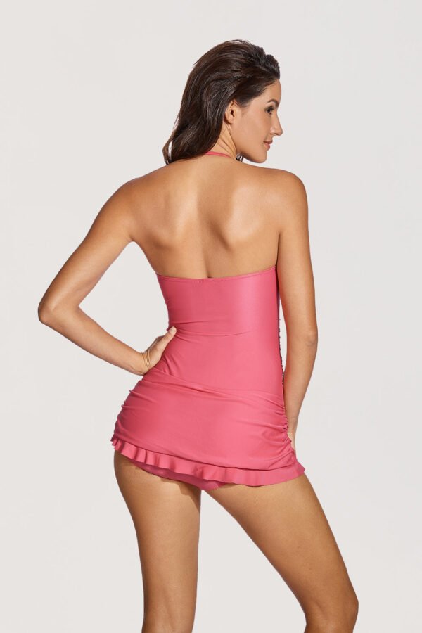 Vintage One Piece Strapless Swimdress