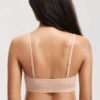 Ribbed Scoop Neck Seamless Bralette
