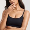 Ribbed Scoop Neck Seamless Bralette