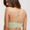 Ribbed Scoop Neck Seamless Bralette