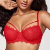 Jomarley™ Lace Strappy Balconette Bra
