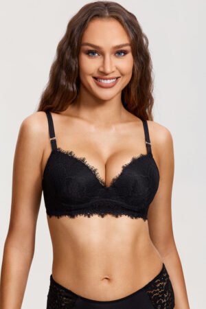Jomarley™ Lace Wireless Push Up Bra