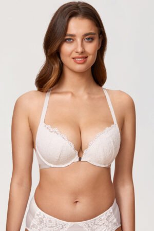 Lacy Racerback Push Up Bra