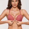 Lacy Racerback Push Up Bra