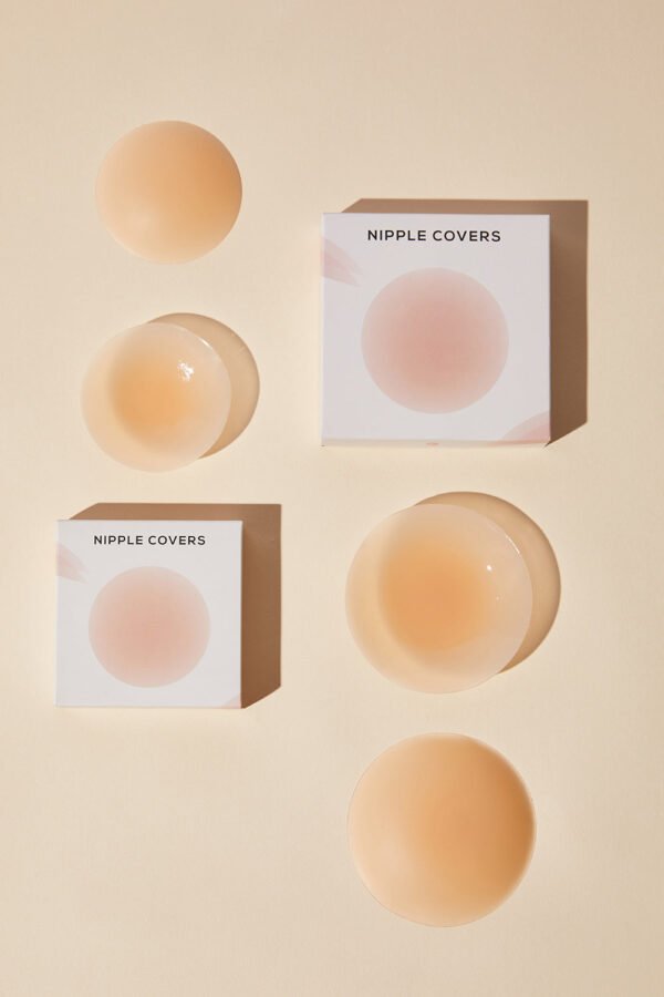 2 Pairs Adhesive Silicone Nipple Cover
