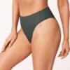 Ribbed High-Waisted Bikini Bottom