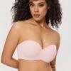 Seamless Strapless Push Up Bra
