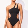 Sexy One shoulder One-Piece Swimsuit