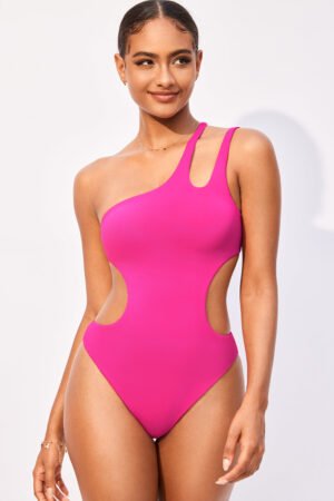 Sexy One shoulder One-Piece Swimsuit