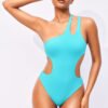 Sexy One shoulder One-Piece Swimsuit